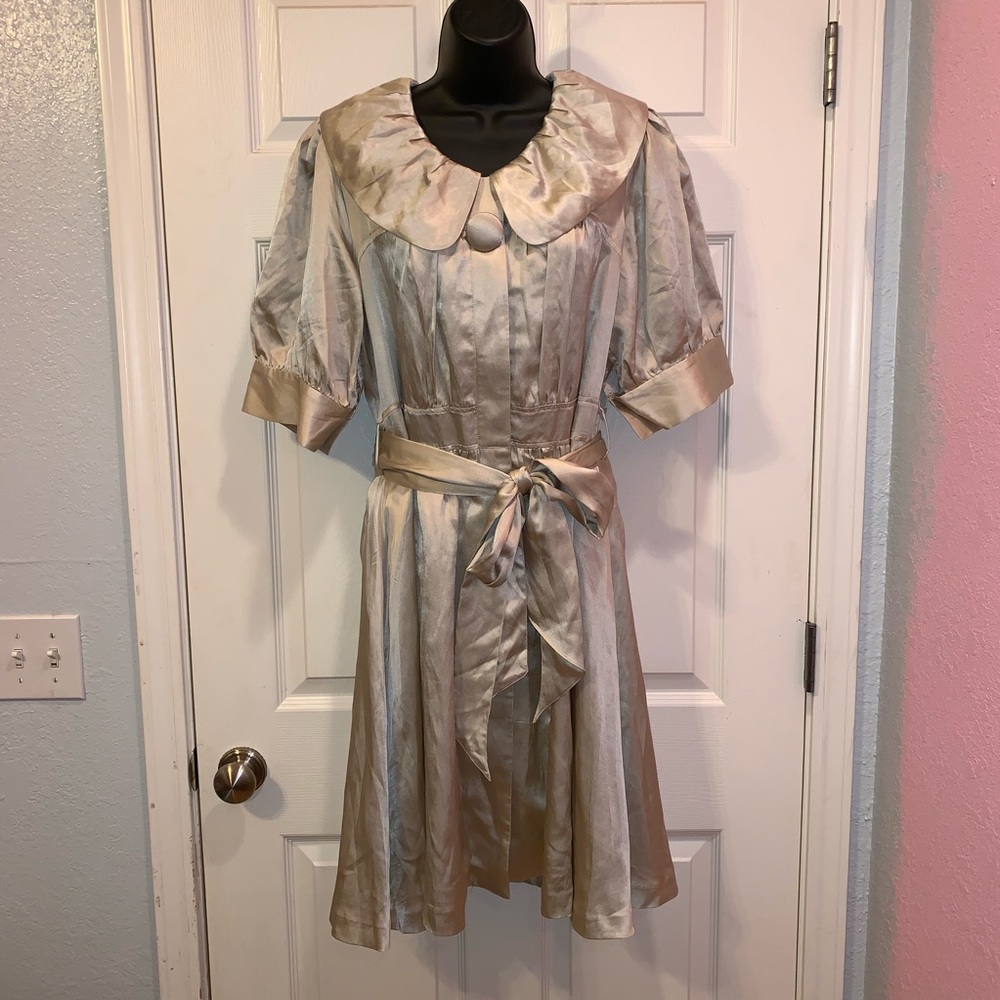 Elevenses Stunning Silk/Cotton Dress